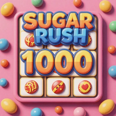 Sugar Rush 1000 Slot Poster von Pragmatic Play im CasinoLab