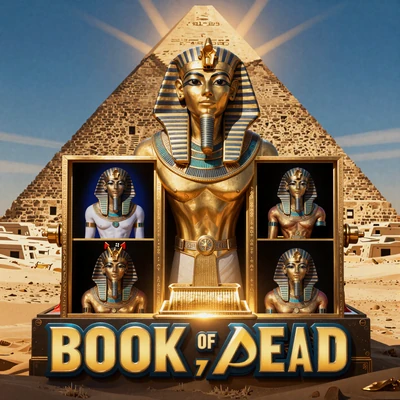 Book of Dead Slot Poster von Play'n GO im CasinoLab