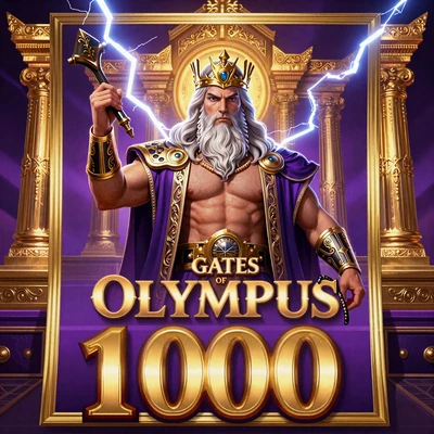 Gates of Olympus 1000 Slot Poster von Pragmatic Play im CasinoLab