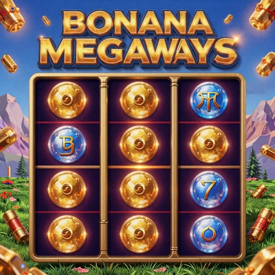 Bonanza Megaways Slot Poster von Big Time Gaming im CasinoLab